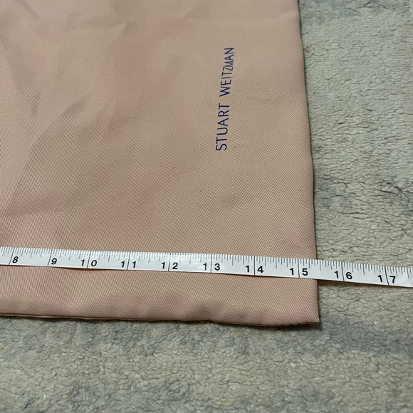 EUC Size Medium Stuart Weitzman Signature Drawstring Dust Bag 15.5” X 13.5” - Picture 7 of 7